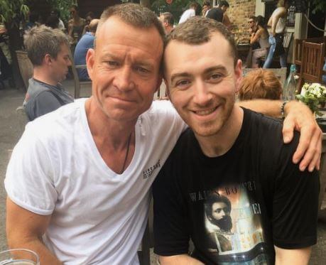 Frederick Smith with his son Sam Smith.